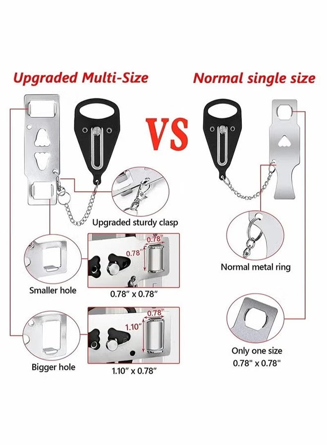 YJ Portable Door Lock, Travel Door Locker Latch Traveling Extra Locks - Image 3