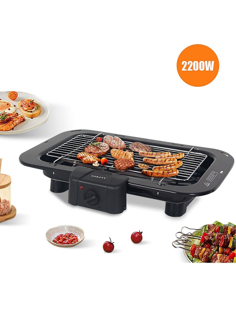 sokany Electric Barbecue Grill 2200W SK-3574 Black  - Image 1