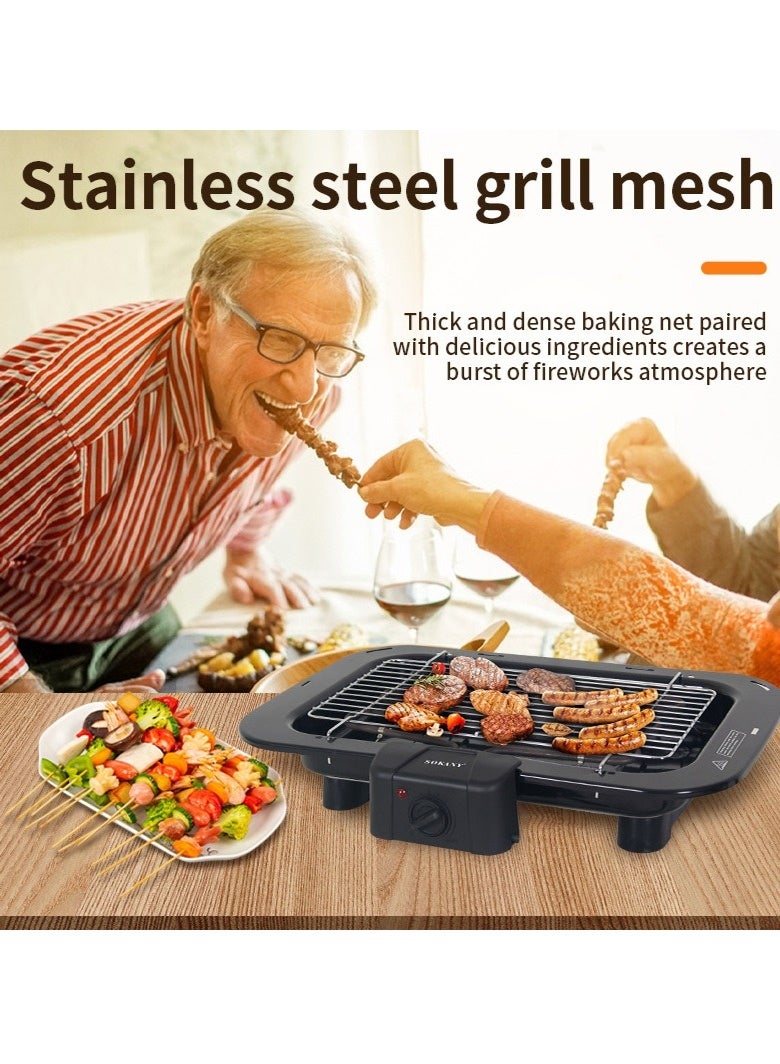sokany Electric Barbecue Grill 2200W SK-3574 Black  - Image 4