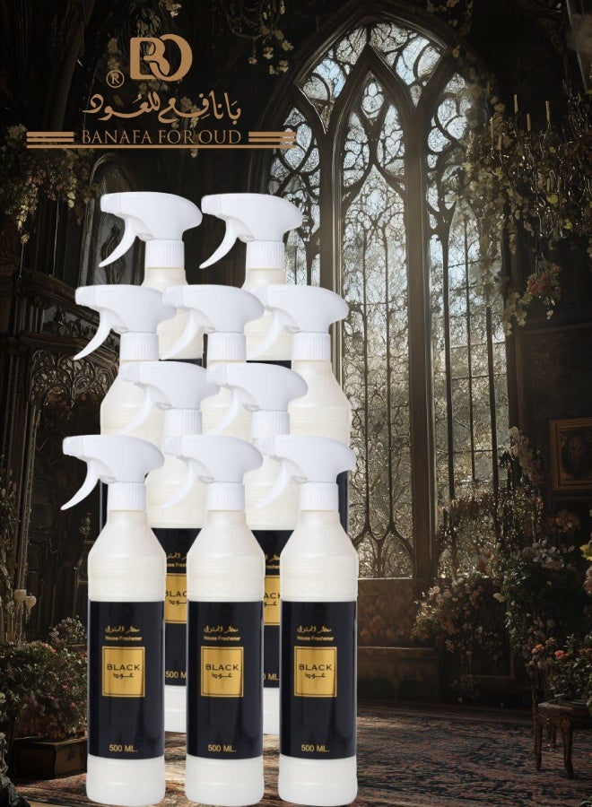 Banafa 10 Pieces Black Oud House Freshener - Image 1