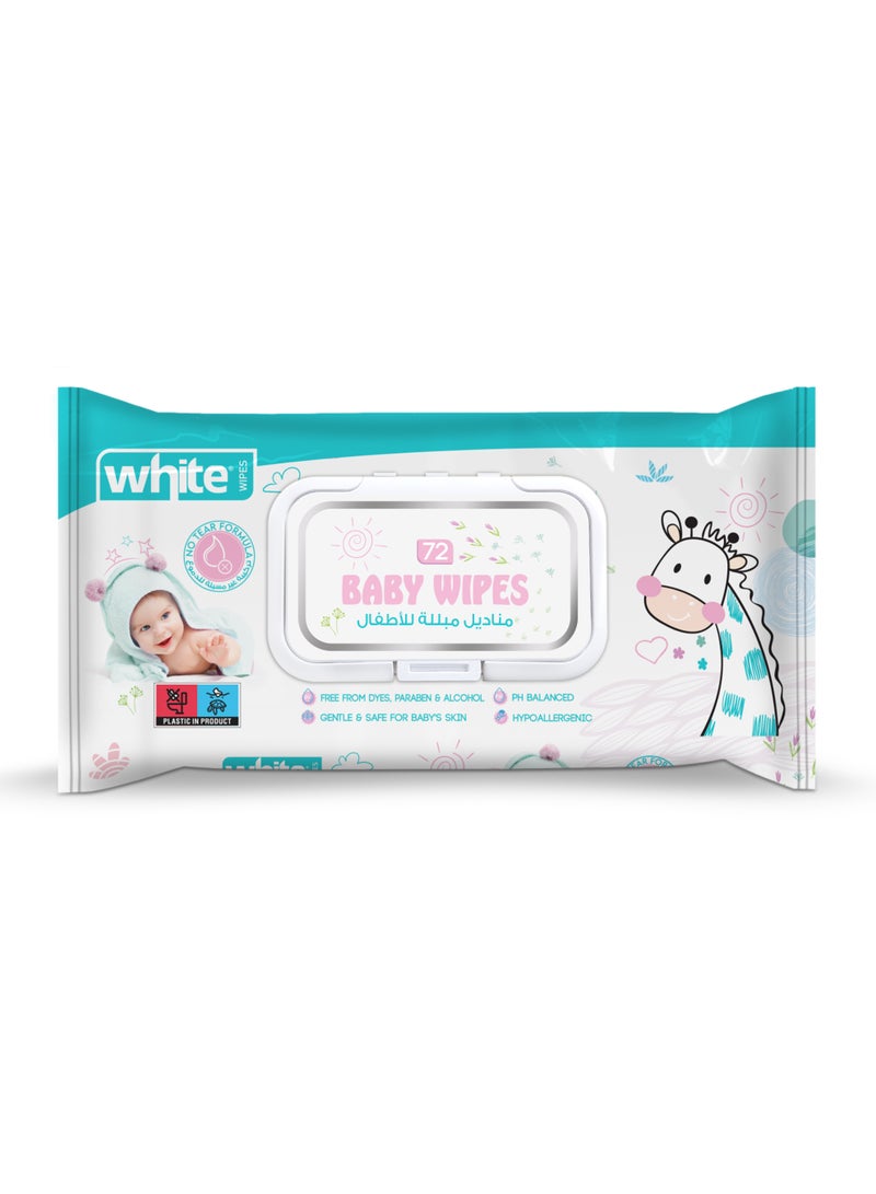 وايت مناديل أطفال 72 منديل من وايت - Image 1