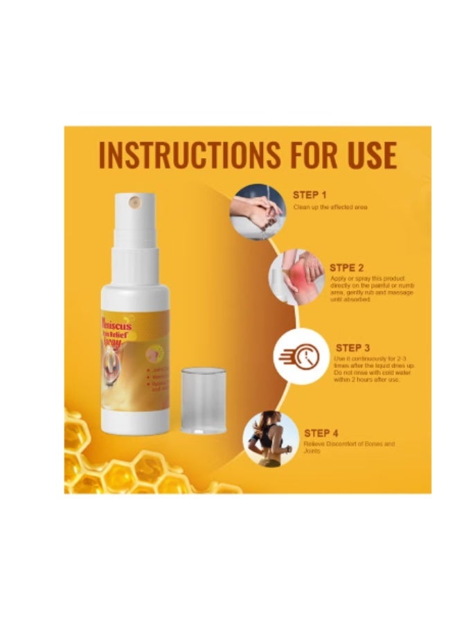 سوميفون بخاخ لتخفيف آلام الغضروف الهلالي - دعم مهدئ سريع المفعول لآلام الركبة والمفاصل والعضلات - 30 مل - Image 2