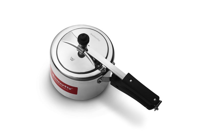 BUTTERFLY طباخ ضغط ألمنيوم بقاعدة تحريض قياسية بترفلاي، 3 لتر - Image 2