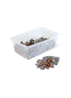 Fake Money Coin Classroom Set Detailed Fake Coins Prop Money Toy Money Play Money For Kids Realistic Money Pretend Money For Kids Learning Play Money Set Plastic Coins (Set Of 768)