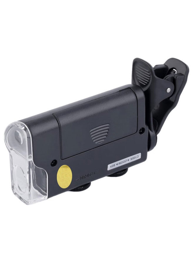 MIXOUT Mixout 60X And 100X High Magnification Magnifying Glass, High-Definition Inspection With Led Light, Uv Light, Clip-On Microscope For Smartphones - Image 5