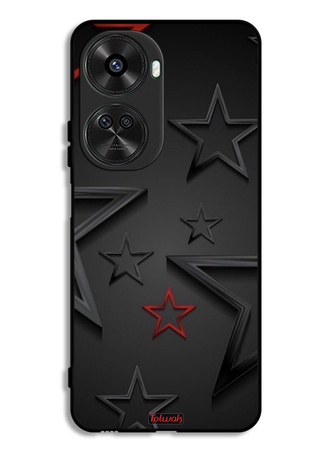 Tolwak غطاء واقي لهاتف هواوي نوفا 12 SE بنمط النجوم - Image 1