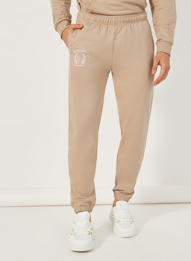 Styli Varsity Print Relaxed Fit Hoodie & Cuffed Joggers Co-Ords - Image 5