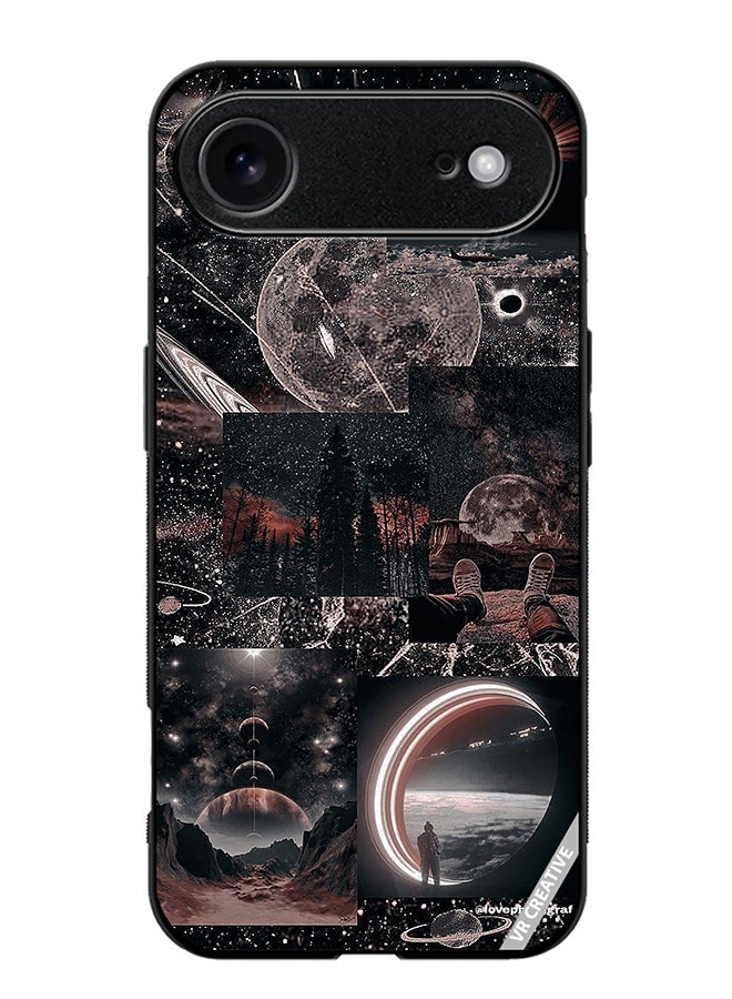Protective Case Cover For Apple iPhone 17 Air Galaxy Design Multicolour