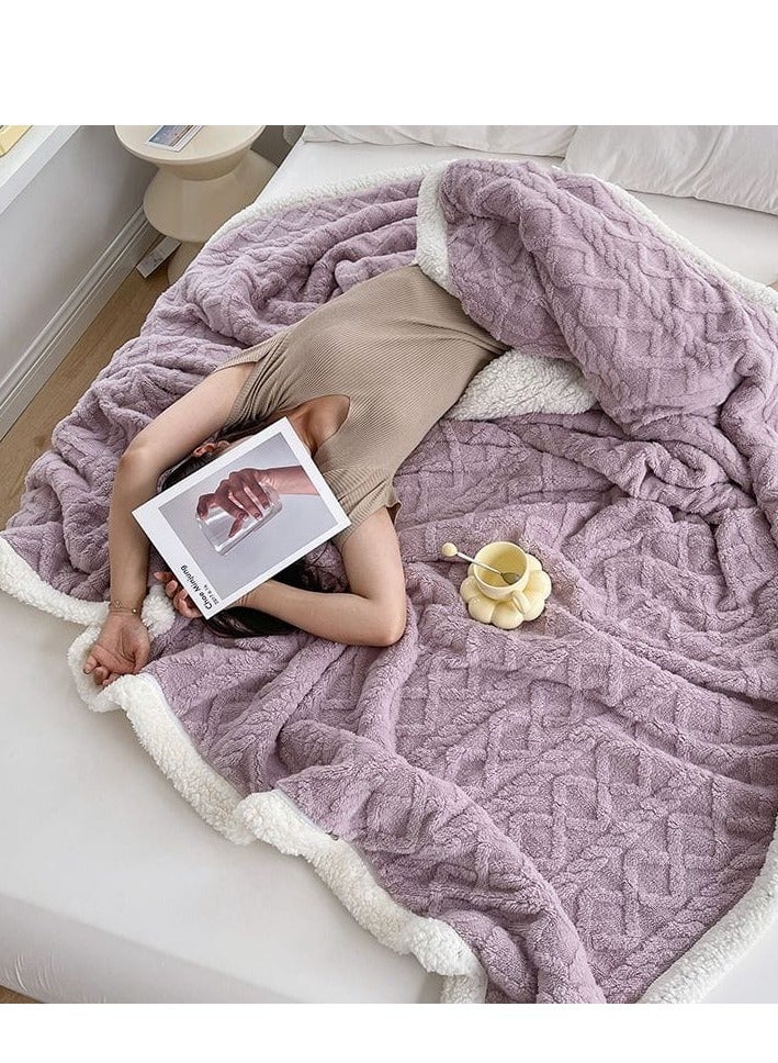 MMM HOME MMM HOME Comfy KING SIZE(200X230cm) Reversable Faux Fur Soft &Fluffy Blanket  - Image 3