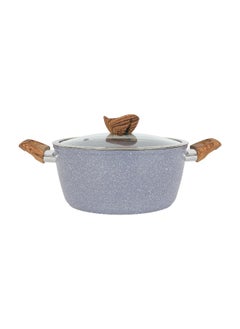 DELCASA Delcasa 30cm Essential Casserole Non Stick Aluminum Cookware with Granite Coating  - Image 2