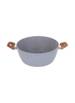 DELCASA Delcasa 30cm Essential Casserole Non Stick Aluminum Cookware with Granite Coating  - Image 4