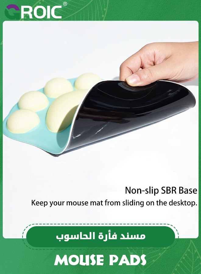 GROIC Cat Paw Mouse Pad, Ergonomic Mouse Pad, Light AquaMouse Mat with Wrist Support, Silicone Gel Mouse Pad, Cute Mouse Pad, Kawaii Mouse Pad, for Home/Office/Gaming - Image 3