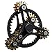 Bitopbi Pure Brass Fidget Spinner Gears Linkage Fidget Gyro Toy Metal DIY Hand Spinner Spins Long Time EDC Focus Meditation Break Bad Habits ADHD with Multiple Premium Bearings 12 Bearings Black - Image 2