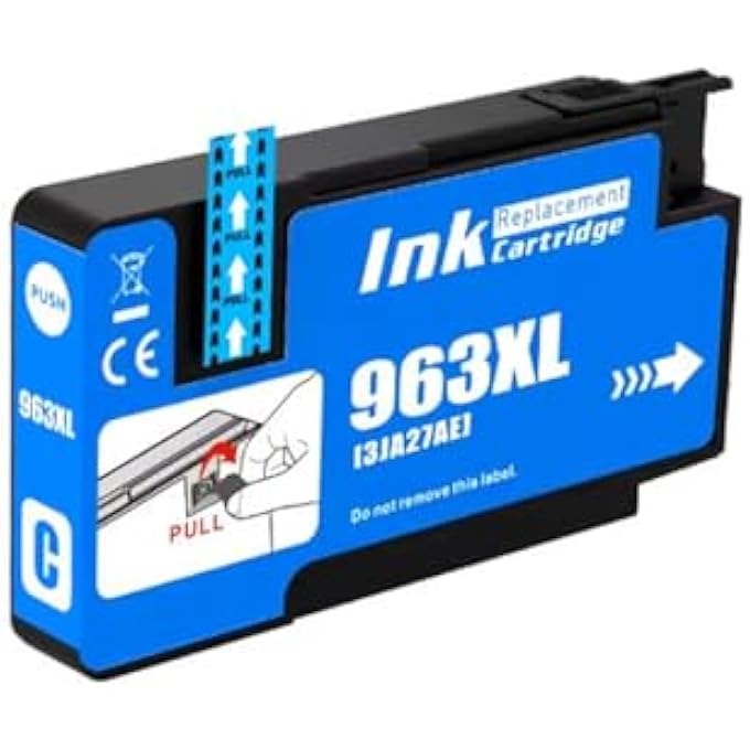 SET OF 4 963XL BLACK CYAN MAGENTA YELLOW COMPATIBLE INK CARTRIDGES FOR HP OFFICEJET PRO 9010 9010E 9012 9012E 9014 9014E 9015 9015E 9016 9019 9019E 9020 9022 9022E 9025 9025E PRINTERS - Image 3