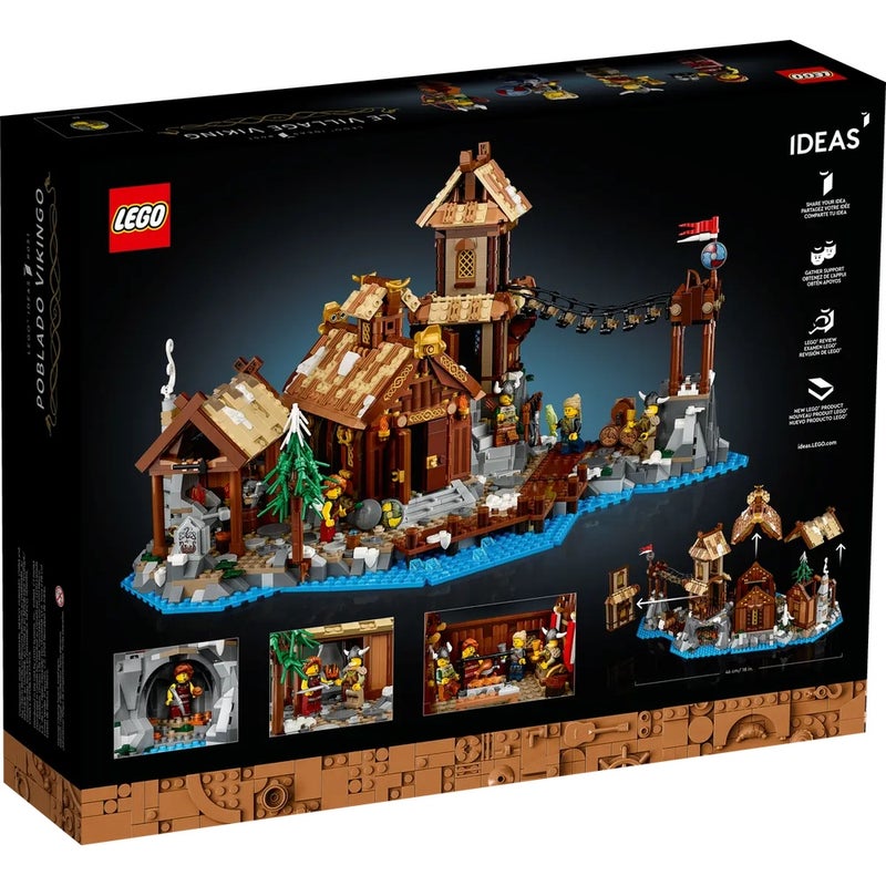 LEGO - IDEAS Viking Village 2103 Pieces - 21343 - Image 5