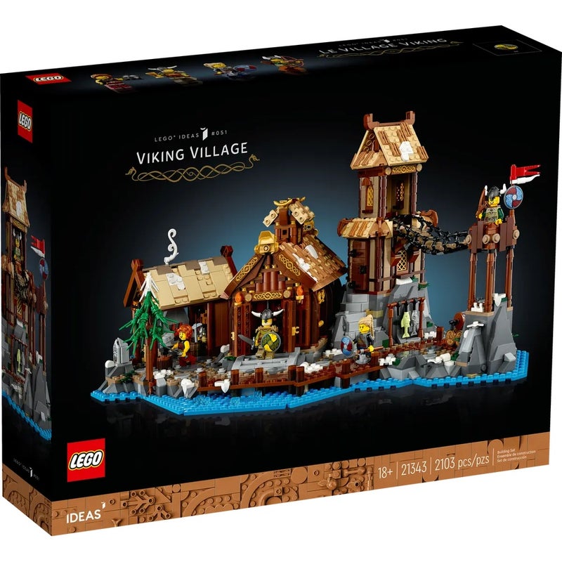LEGO - IDEAS Viking Village 2103 Pieces - 21343 - Image 1