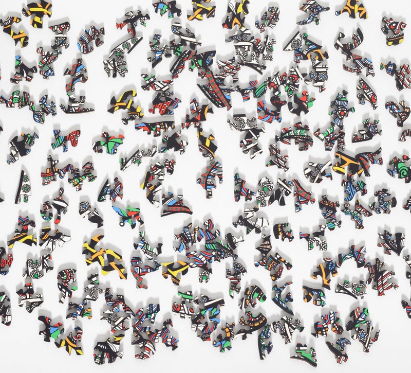 HARTMAZE Wooden Jigsaw Puzzles Decorative Elephant HM-06 Small Size Puzzle 171 Unique Shape Jigsaw Pieces-Beautiful Animal for Adults and 9 Years Age up Teens- Best for Family Game Play Collection. - Image 4