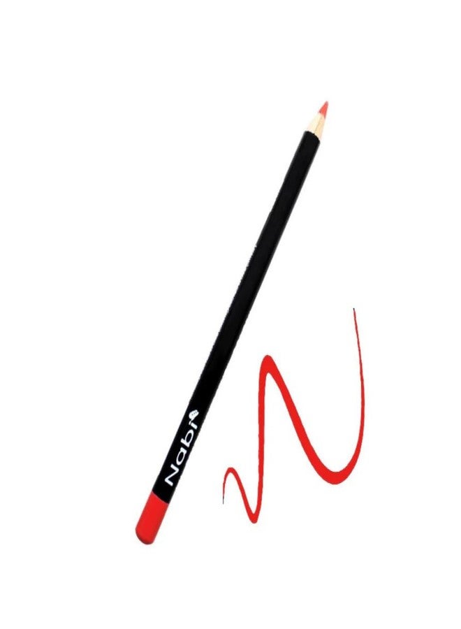 Nabi 12 Colors Wooden Lip Liner Pencil Set, High Pigmented Lip Makeup, Long-wearing, Deep and Rich in Color, 7.5 inches Long Pencil (Red, 7.5) - Image 4