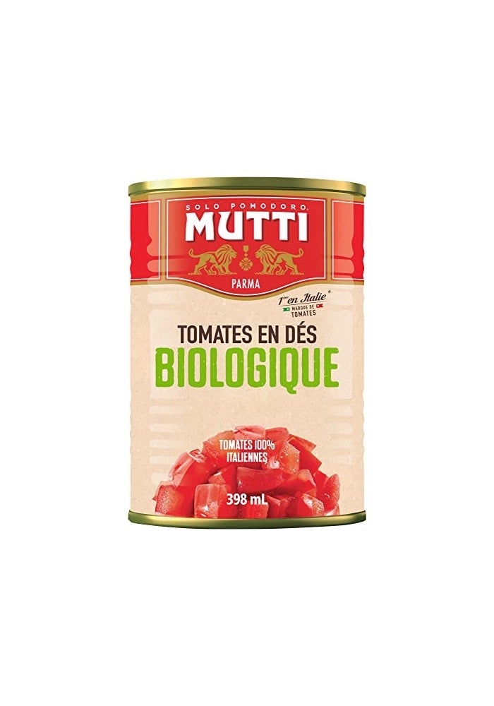 Mutti Organic Diced Tomatoes (Polpa Pezzi), 14 oz. | 6 Pack | Italy’s #1 Brand of Tomatoes | Fresh Taste for Cooking | Canned Tomatoes | Vegan Friendly & Gluten Free | No Additives or Preservatives - Image 2