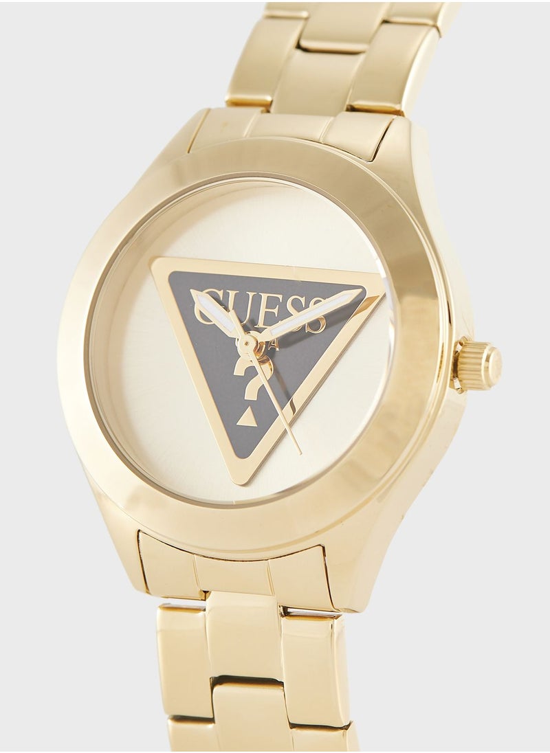 GUESS Tri Plaque Steel Strap Analog Watch  - Image 2