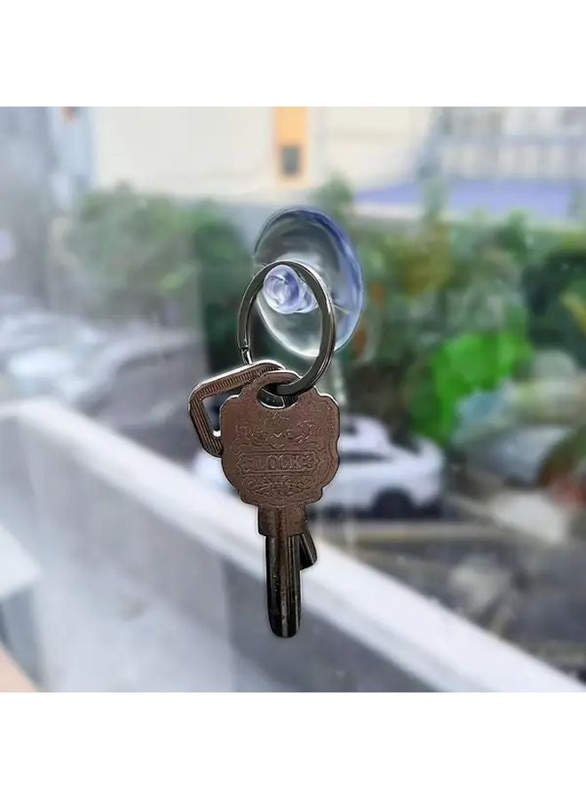 20 قطعة من خطاطيف شفافة ممتصة وسادات لاصقة من البولي فينيل كلوريد سهلة التركيب لتخزين المطبخ المنزلي - Image 4