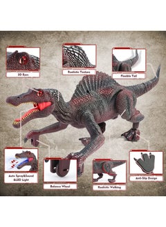 Remote Control Dinosaur Toys For Kids,Light Tracing Rc Jurassic Spinosaurus Dinosaur Toys W/Auto Spray And Realistic Light & Roaring,Walking Robot Dinosaur Toys For Boys Girls 3-5 4-7 8-12 - pzsku/Z6B0A6EE538F98A76F7A5Z/45/_/1734347354/f918ff8a-d78c-4757-bcf6-9f4883039dc7