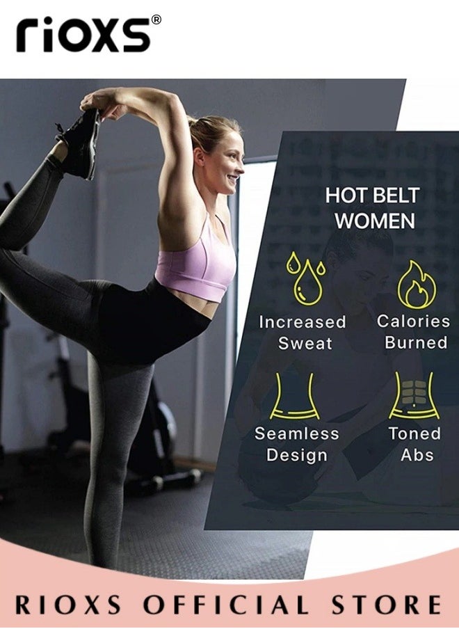 RIOXS - Weighted Hula Hoop 8 Segment Removable Hula Hoop with Exercise Belt Adult Weight Loss Adjustable Hula Hoop Exercise Hula Hoop with Soft Padding and Wavy Ridges - Image 1