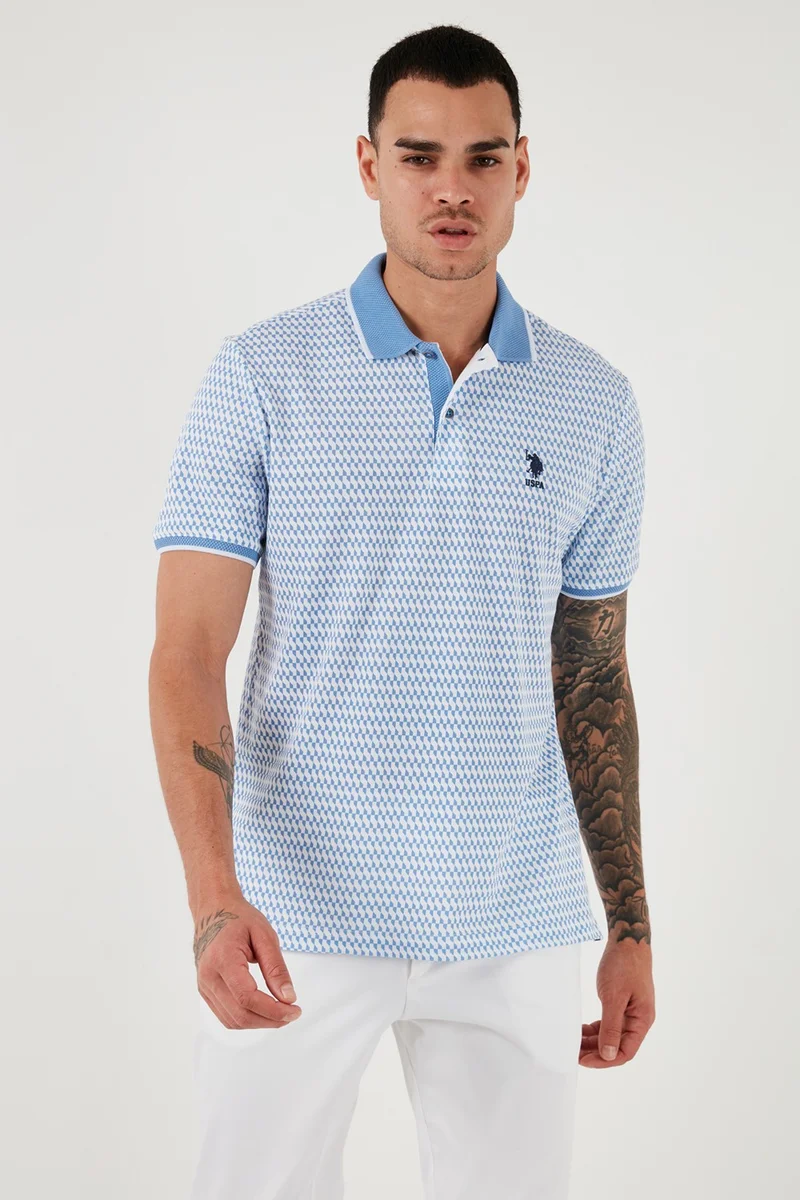 يو اس بولو اسن BASE. Polo Assn. Base. Polo Cotton Regular Fit Polo Collar T Shirt Men's Polo Collar T Shirt G081SZ0111830573