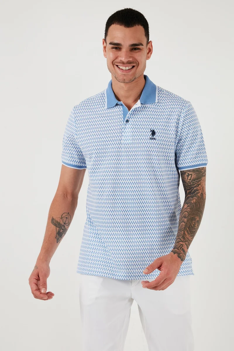 يو اس بولو اسن BASE. Polo Assn. Base. Polo Cotton Regular Fit Polo Collar T Shirt Men's Polo Collar T Shirt G081SZ0111830573
