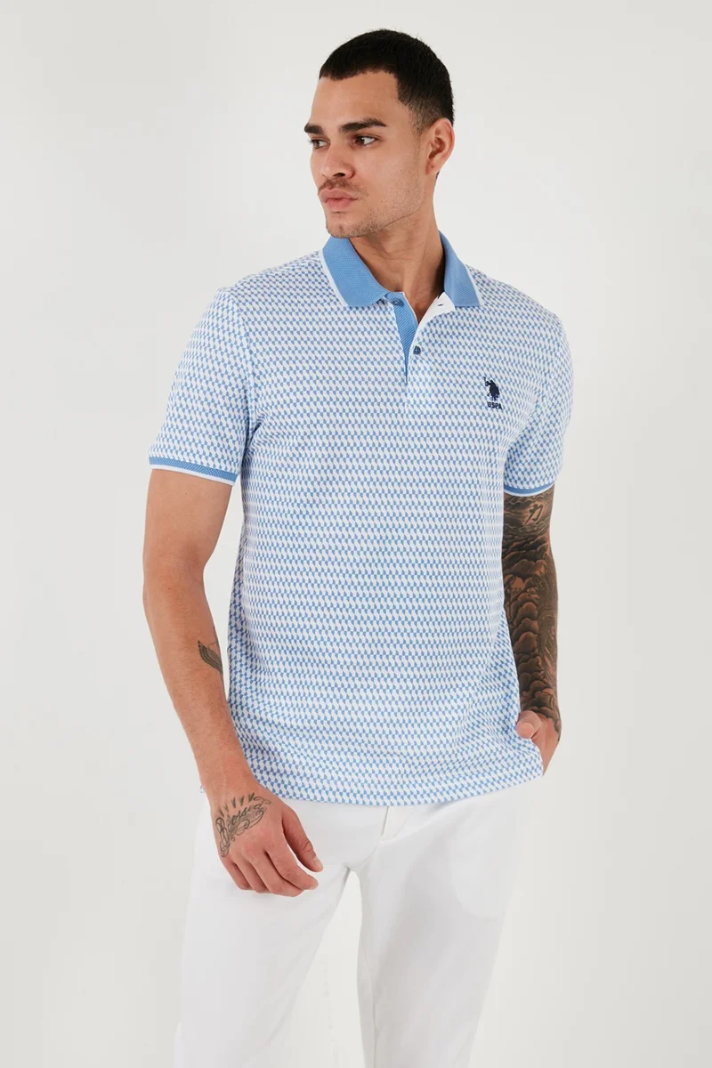 يو اس بولو اسن BASE. Polo Assn. Base. Polo Cotton Regular Fit Polo Collar T Shirt Men's Polo Collar T Shirt G081SZ0111830573