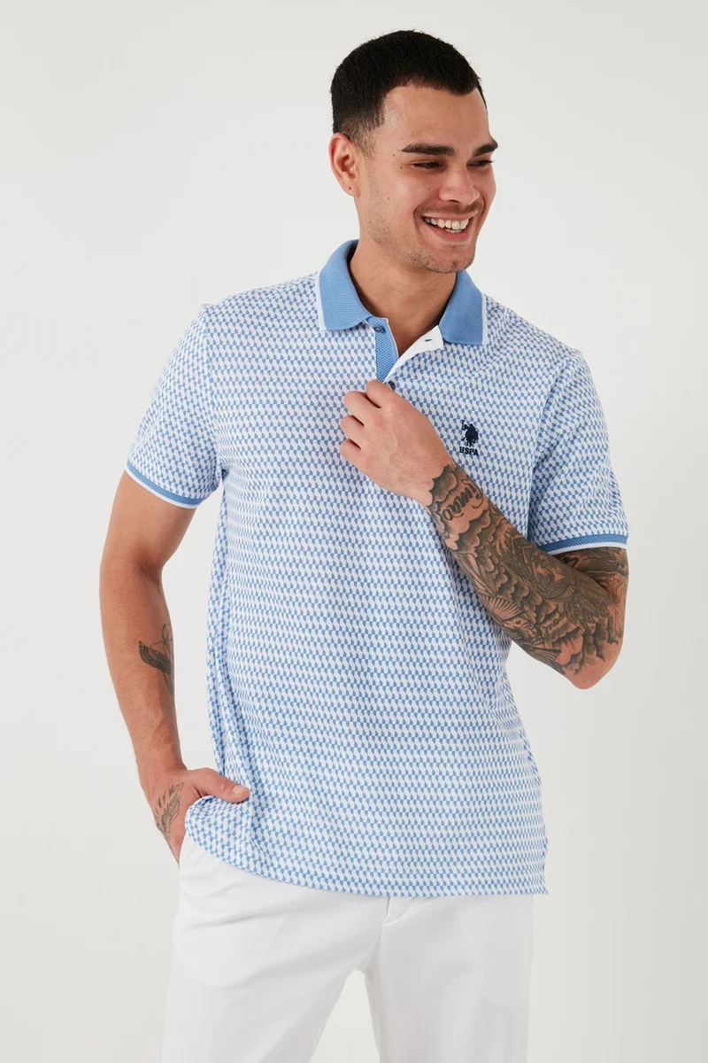 يو اس بولو اسن BASE. Polo Assn. Base. Polo Cotton Regular Fit Polo Collar T Shirt Men's Polo Collar T Shirt G081SZ0111830573