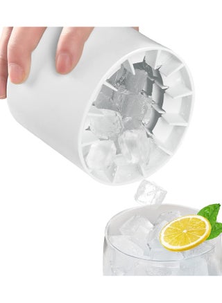 Silicone Ice Cube Maker Cup, Cylinder Trays Lattice Ice Cube Mold, Made of Food Grade Silicone and ABS Material, Holds to 60 Ice Cubes, Press-Type Easy-Release Ice Maker Tray, Safe (Yellow and White) - pzsku/Z6B0A8AB1B1E0B2E4019CZ/45/_/1737544242/bcbec340-93a6-4816-9269-e70cb62b43f2