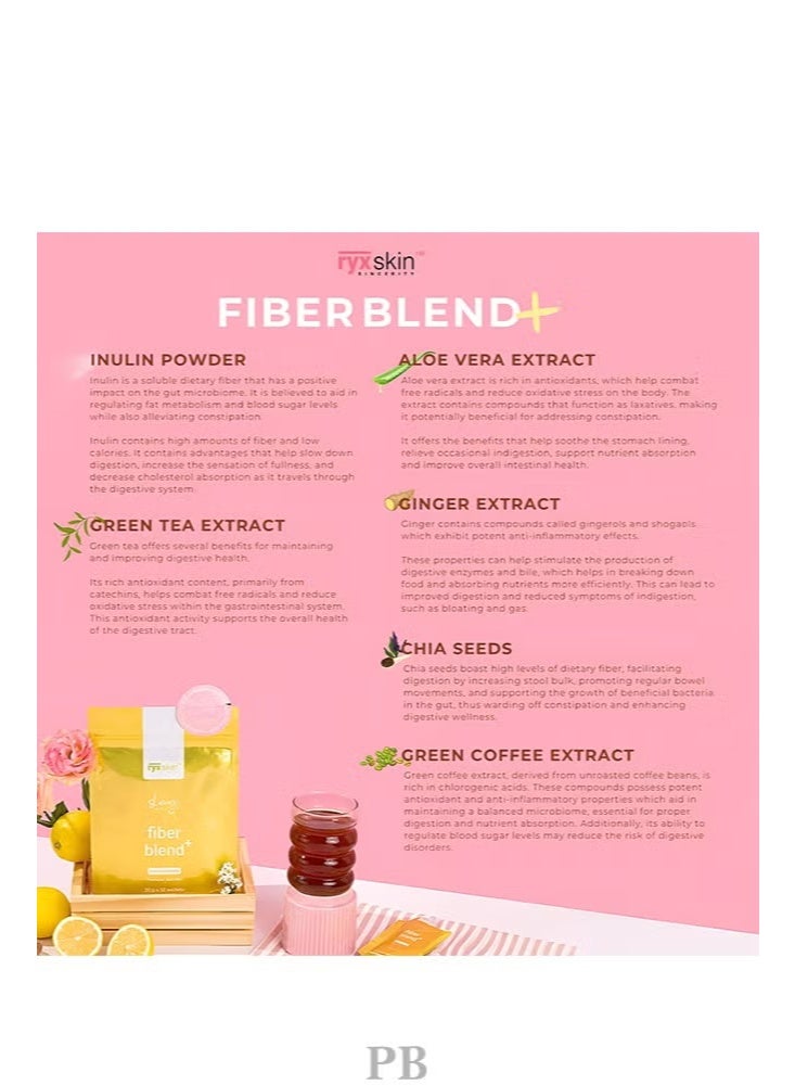 ryxskincerity Bevenda de fibra de mèl e de citron – Per netejar lo còrs, melhorar la digestion, e impulsar la combustion de graissa, 200g | Certificat Halal - Image 4