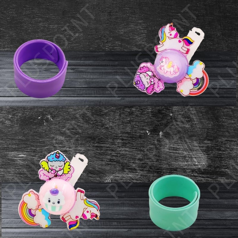 PLUSPOINT سوار معصم للأطفال للأولاد والبنات سوار صفع لطيف على شكل كرتون - Image 5