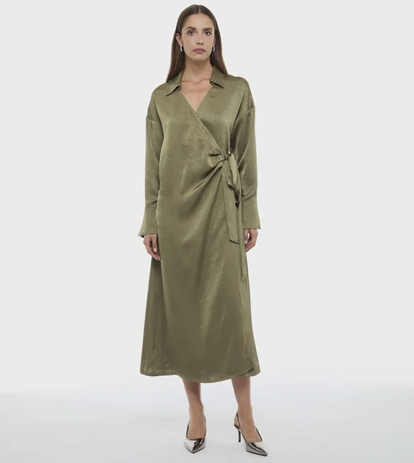 بي سي بي جي BCBG WRAP DRESS