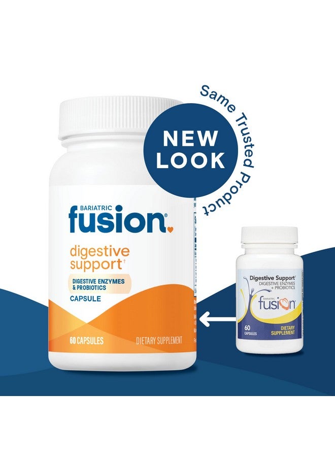 Bariatric Fusion Digestive Support: Digestive Enzymes with Probiotics | Vegan Supplement | Probiotics for Digestive Health and Gut Health Support | Gluten, Dairy & GMO Free | 60 Capsules - Image 3