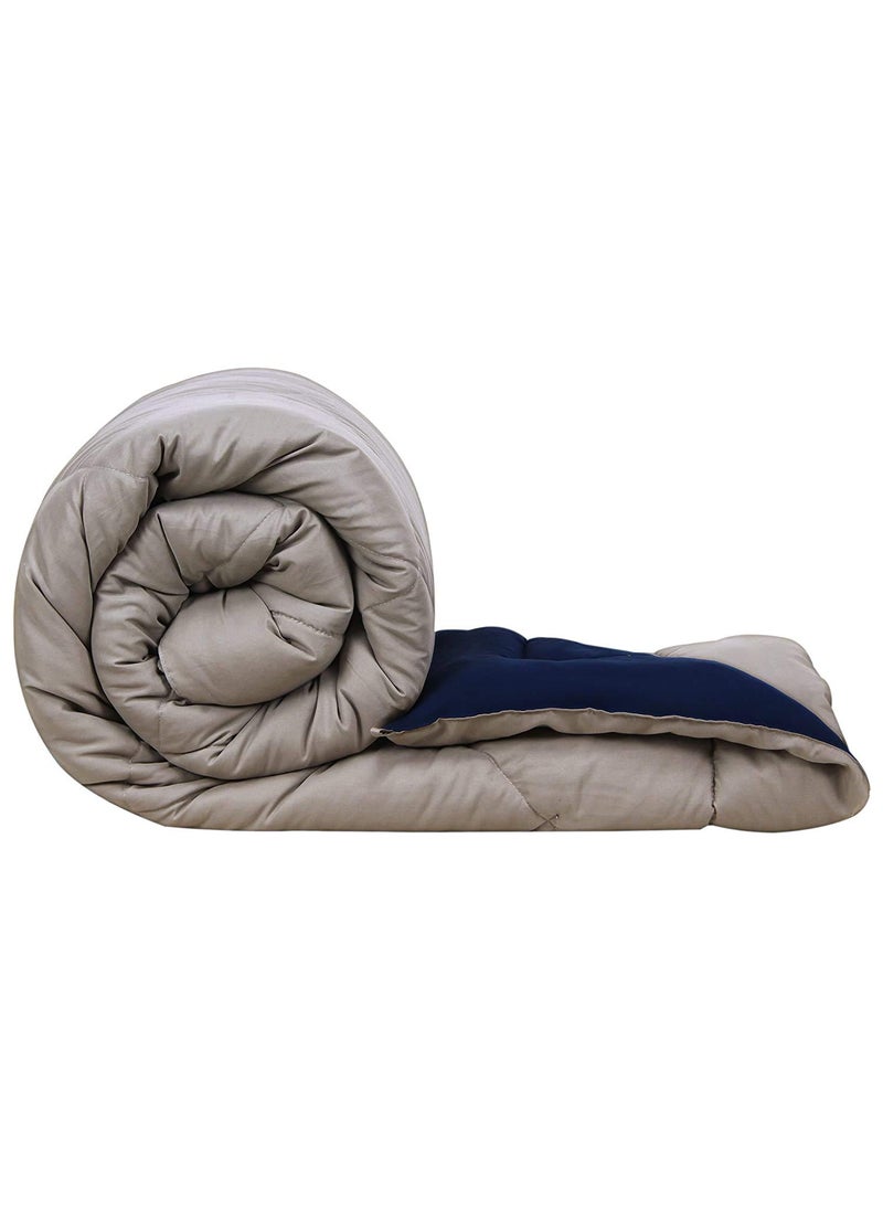 SVT SVT Microfiber 200TC Comforter Single Bed_Grey Blue  - Image 2