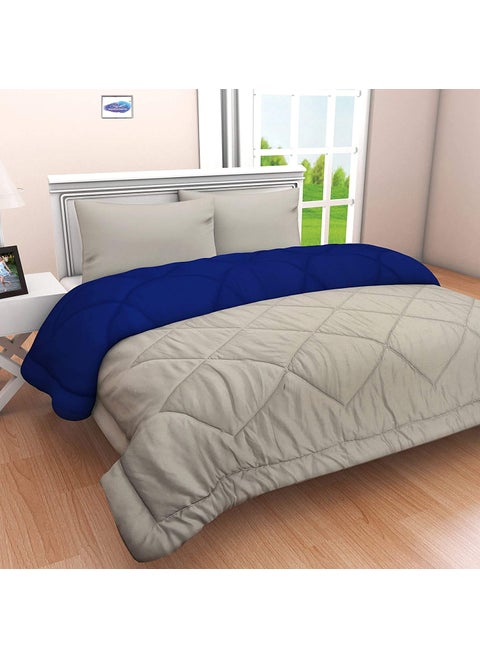 SVT Microfiber 200TC Comforter Single Bed_Grey Blue