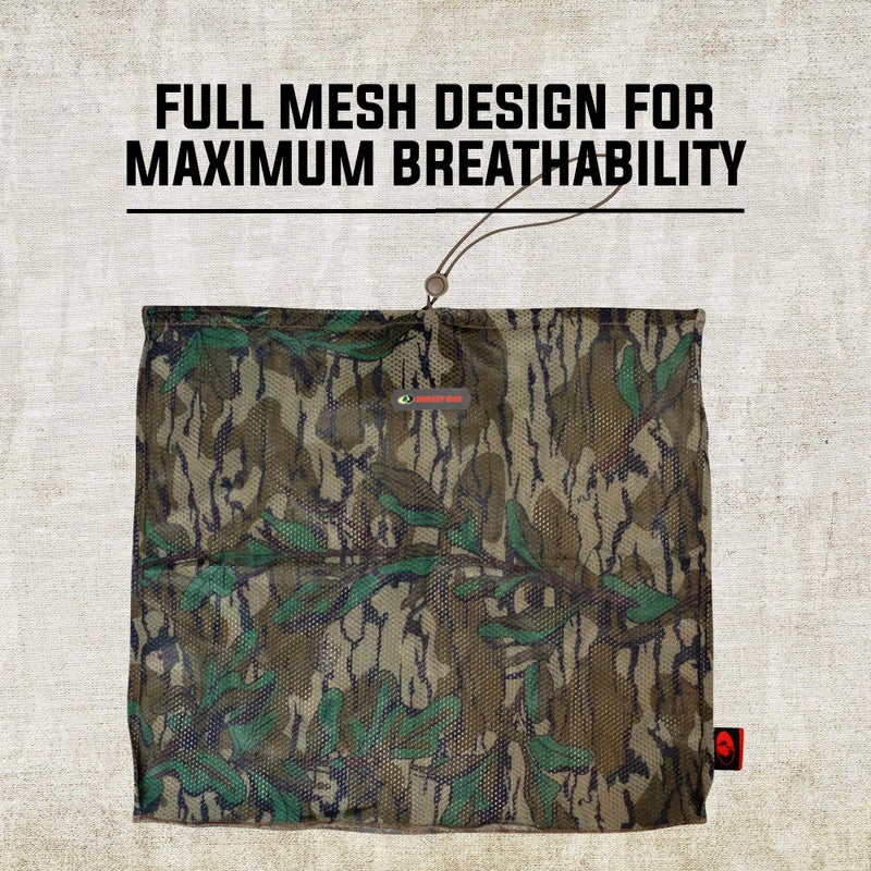 Mossy Oak Camo Mesh Hunting Face Mask, Bottomland, One Size - Image 2