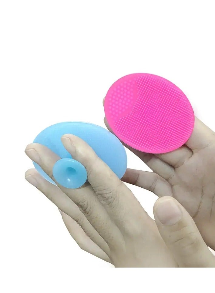 أوريتي 1pc سيليكون فرشاة تنظيف فرشاة الوجه حمام تدليك وسادة الوجه منظف الجلد المسام فرشاة تنظيف عميق أداة تنظيف الاستحمام-أبيض - Image 4