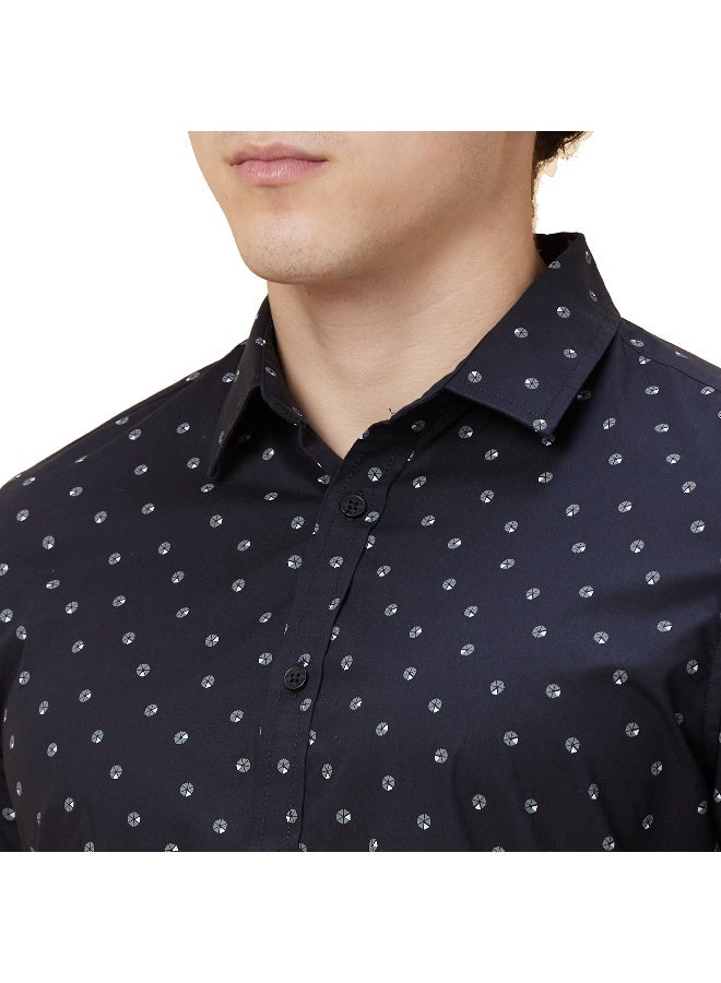 Being Human Mens Black Collared Long Sleeve Shirt - Image 5