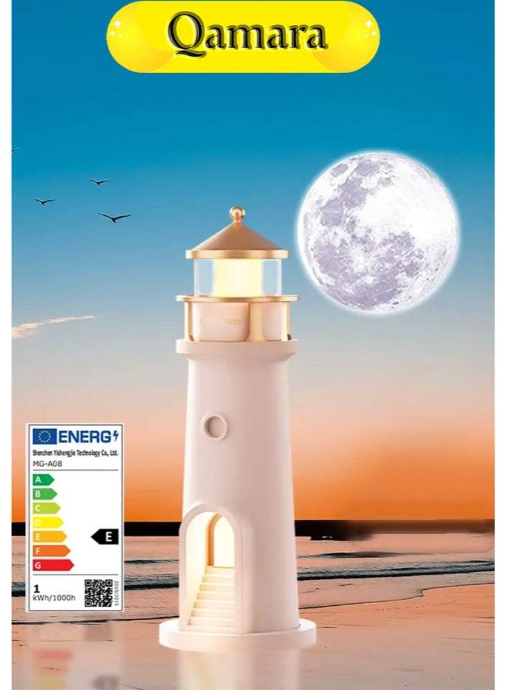  قمرة مصباح ليلي مزود بوظيفة عرض ضوئي، يمكنه عرض صورة القمر على الحائط ليلاً. - Image 3