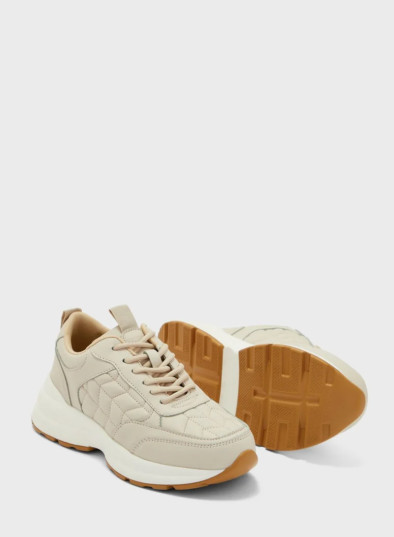 shoexpress Lace Up Low Top Sneakers