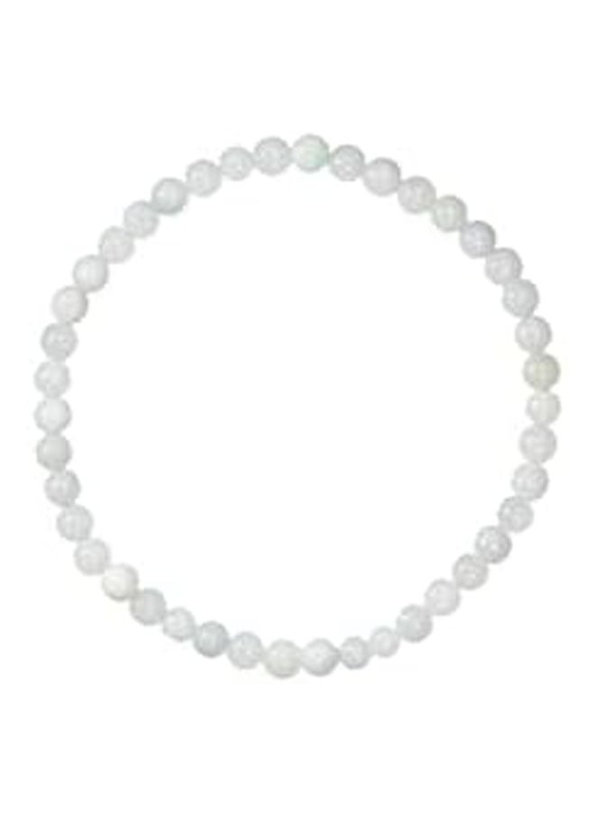 Generic - LTC Designs 4mm Shiny Round (Burmese Jadeite) Jade Stretch Bracelet in Various Lengths (6.5, 7, 7.5, 8 Inches) - Image 1