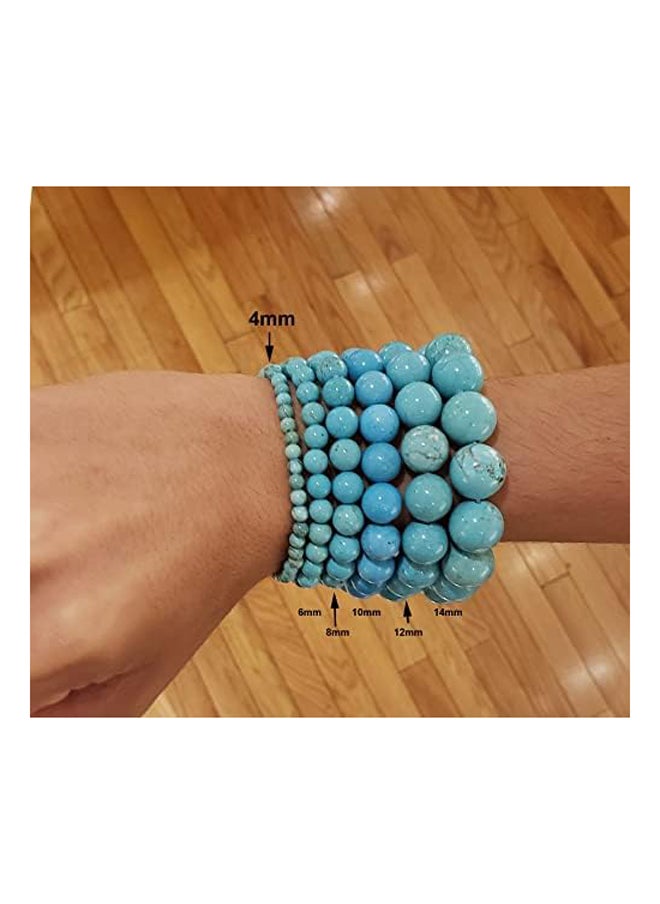 Generic - LTC Designs 4mm Shiny Round (Burmese Jadeite) Jade Stretch Bracelet in Various Lengths (6.5, 7, 7.5, 8 Inches) - Image 1