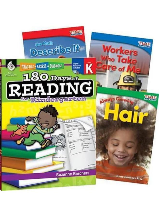 Learn-at-Home  Reading Bundle Grade K  4-Book Set  Ed   1  Vol   4