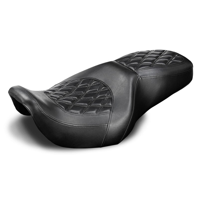 VASTMT Two-UP Motorcycle Seat for Harley Touring