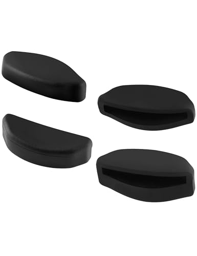 Mryok Replacement Nose Pieces Nose Pads for Oakley Frogskins Range/Frogskins Range XL/Hybrid/HSTN/Top Knot/Spindrift/Wildrye Sunglass - Black - Image 1