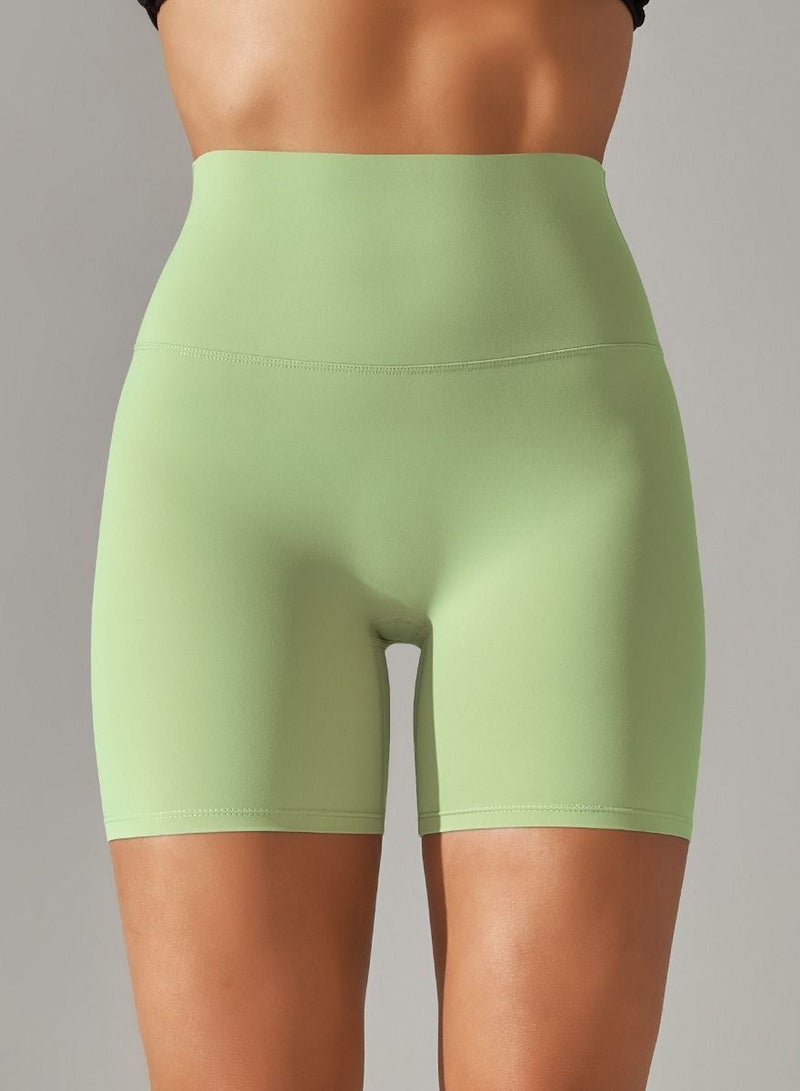 Loquat Yoga Tight Fitting Stretch Soft Pants Green - Image 1