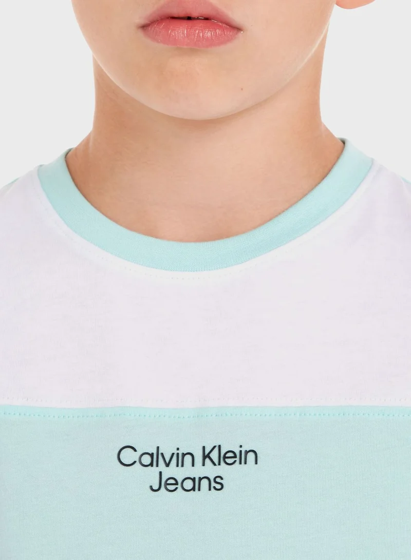 Calvin Klein Jeans Youth Color Block T-Shirt
